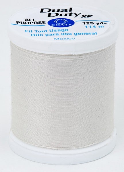 Coats and Clark XP Dual Duty Polyester Thread 125yd Natural #8010