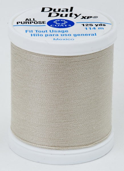 Coats and Clark XP Dual Duty Polyester Thread 125yd Ecru #8030