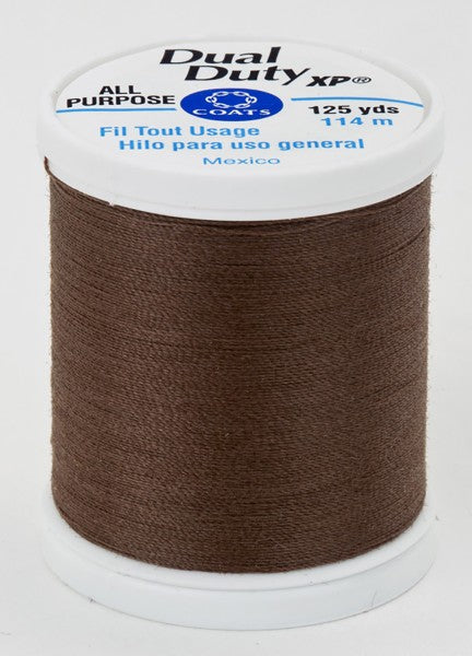 Coats and Clark XP Dual Duty Polyester Thread 125yd Summer Brown #8360