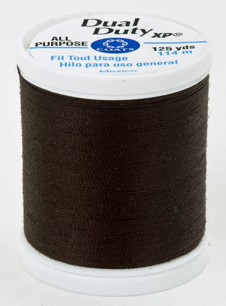 Coats and Clark XP Dual Duty Polyester Thread 125yd Chona Brown #8960