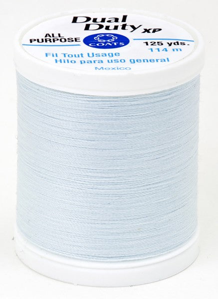 Coats and Clark XP Dual Duty Polyester Thread 125yd Blue Tint #9145