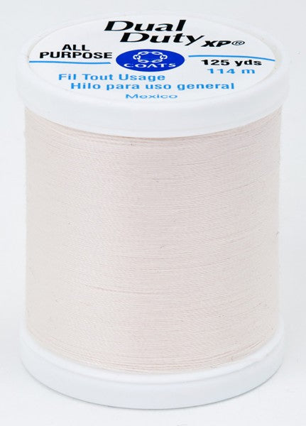 Coats and Clark XP Dual Duty Polyester Thread 125yd Peach Tint #9175