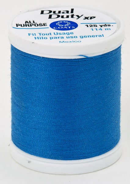 Coats and Clark XP Dual Duty Polyester Thread 125yd Bright Sapphire #9245