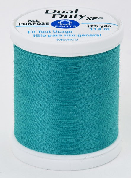 Coats and Clark XP Dual Duty Polyester Thread 125yd Bright Aqua Green #9257