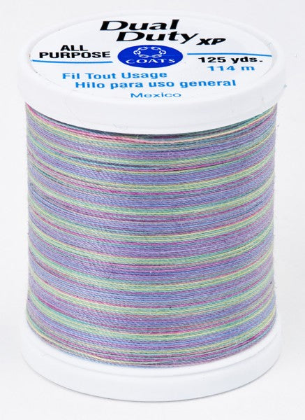 Coats and Clark XP Dual Duty Polyester Thread 125yd Baby Pastels #9312