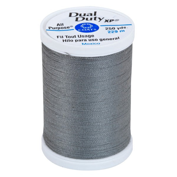 Coats and Clark XP Dual Duty Polyester Thread 250yd Business Grey #0360