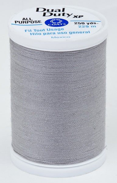 Coats and Clark XP Dual Duty Polyester Thread 250yd Nugrey #0450
