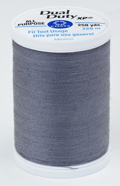 Coats and Clark XP Dual Duty Polyester Thread 250yd Slate #0620