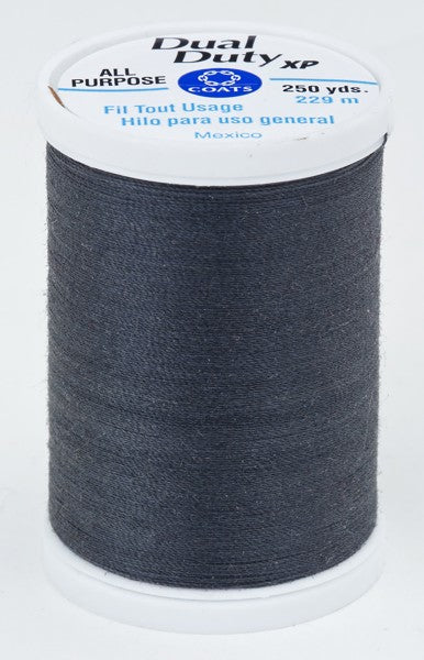 Coats and Clark XP Dual Duty Polyester Thread 250yd Sharkskin #0780