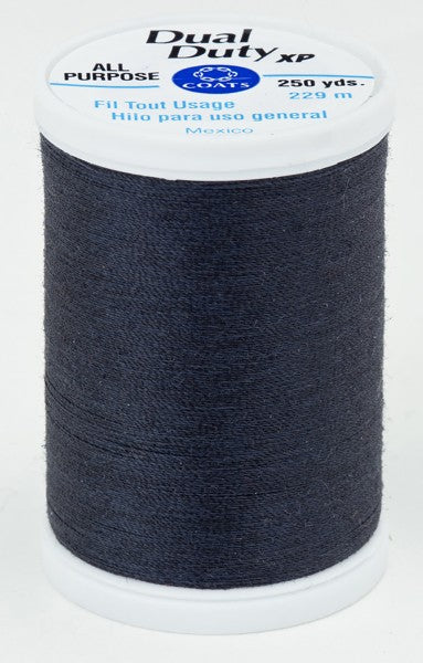 Coats and Clark XP Dual Duty Polyester Thread 250yd Charcoal #0850