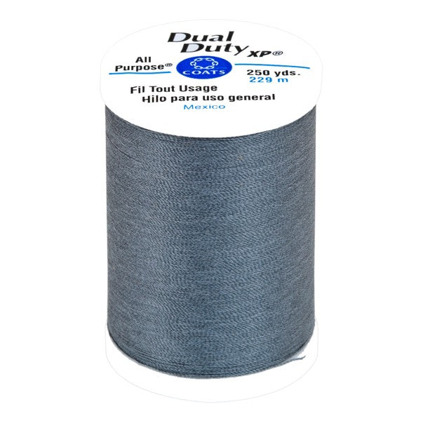Coats and Clark XP Dual Duty Polyester Thread 250yd Dark Slate #0870
