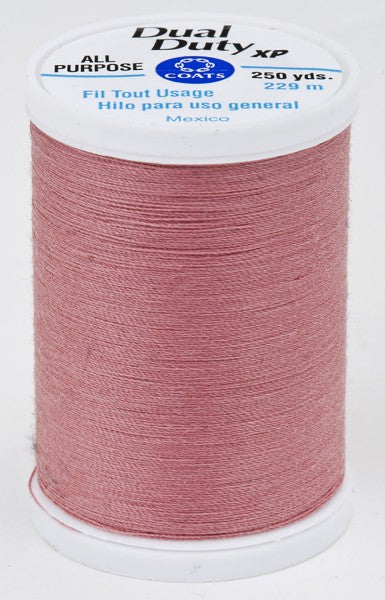 Coats and Clark XP Dual Duty Polyester Thread 250yd Almond Pink #1060