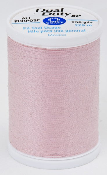 Coats and Clark XP Dual Duty Polyester Thread 250yd Light Pink #1180