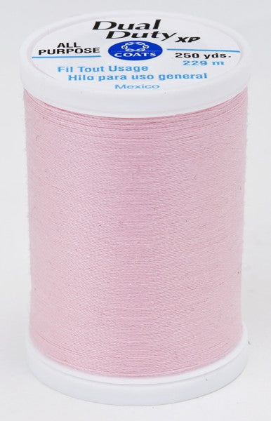 Coats and Clark XP Dual Duty Polyester Thread 250yd Pink #1210