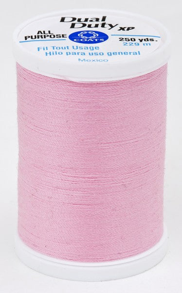 Coats and Clark XP Dual Duty Polyester Thread 250yd Rose Pink #1220