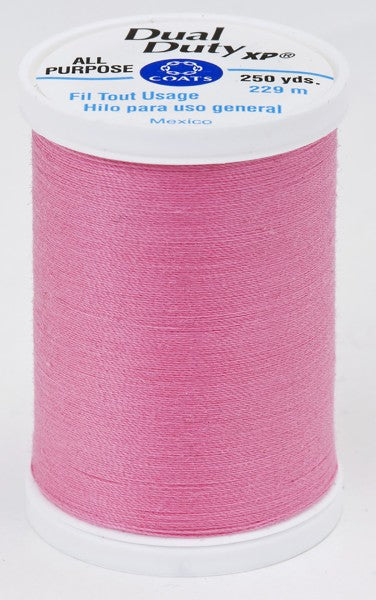 Coats and Clark XP Dual Duty Polyester Thread 250yd Cotton Candy #1350