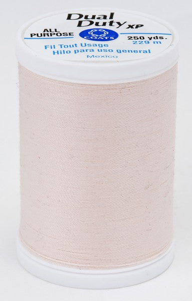Coats and Clark XP Dual Duty Polyester Thread 250yd Pink Champagne #1410