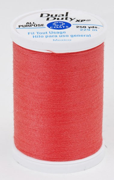 Coats and Clark XP Dual Duty Polyester Thread 250yd Flamingo #1470