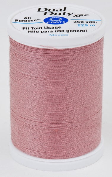Coats and Clark XP Dual Duty Polyester Thread 250yd Antique Rose #1520