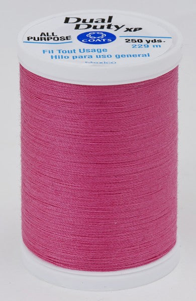 Coats and Clark XP Dual Duty Polyester Thread 250yd Dark Rose #1830