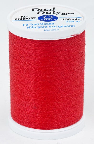 Coats and Clark XP Dual Duty Polyester Thread 250yd Chili Pepper #2100