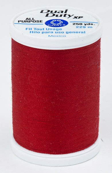 Coats and Clark XP Dual Duty Polyester Thread 250yd Candy Apple #2300