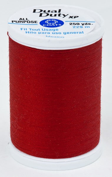 Coats and Clark XP Dual Duty Polyester Thread 250yd Brick Rust #2560
