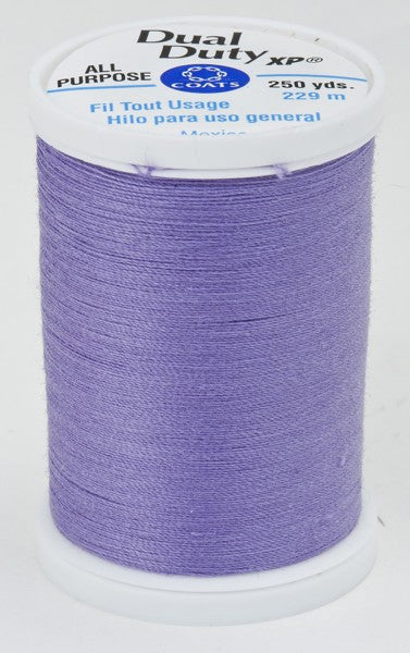 Coats and Clark XP Dual Duty Polyester Thread 250yd Violet #3350