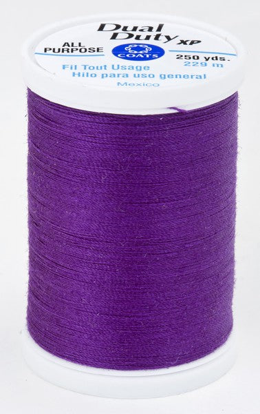 Coats and Clark XP Dual Duty Polyester Thread 250yd Ultra Violet #3390