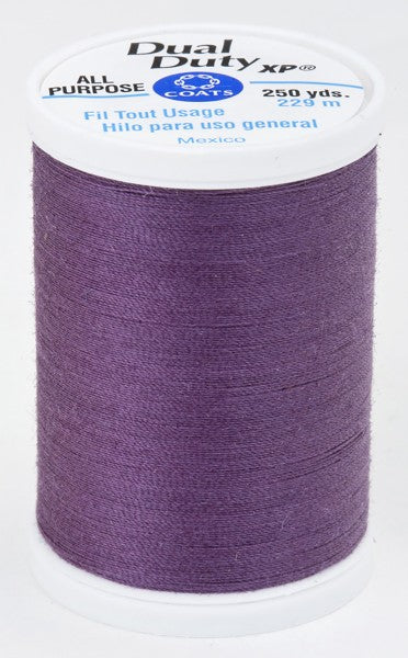 Coats and Clark XP Dual Duty Polyester Thread 250yd Mulberry Wine #3480