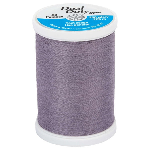 Coats and Clark XP Dual Duty Polyester Thread 250yd Light Vintage Purple #3850