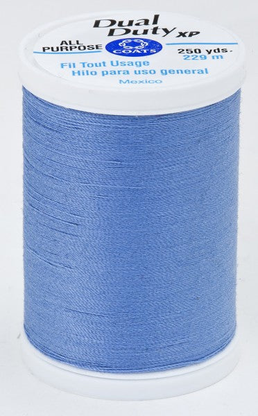 Coats and Clark XP Dual Duty Polyester Thread 250yd Cloudy Blue #4070