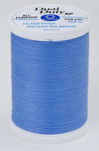 Coats and Clark XP Dual Duty Polyester Thread 250yd Cornflower #4130