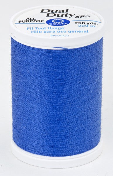 Coats and Clark XP Dual Duty Polyester Thread 250yd Crayon Blue #4160