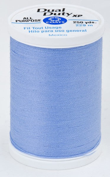 Coats and Clark XP Dual Duty Polyester Thread 250yd Blue Bonnet #4230