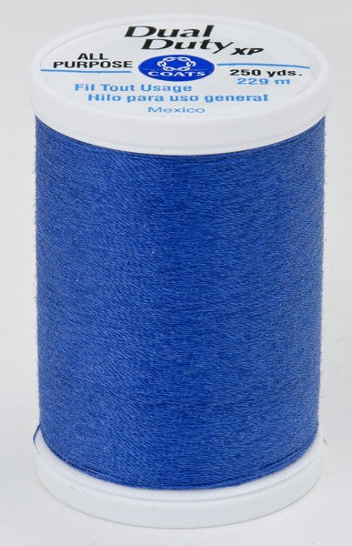 Coats and Clark XP Dual Duty Polyester Thread 250yd Monaco Blue #4270