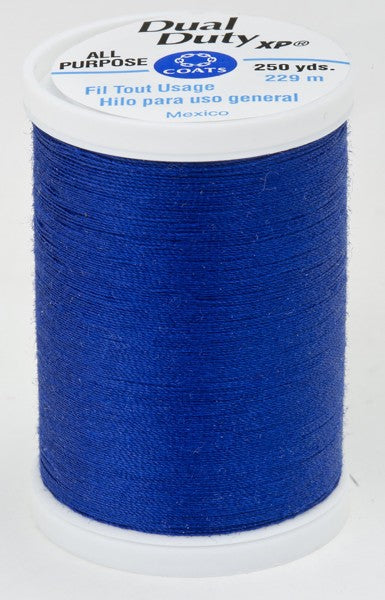 Coats and Clark XP Dual Duty Polyester Thread 250yd Blue Ribbon #4280