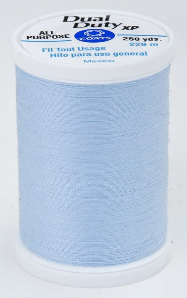 Coats and Clark XP Dual Duty Polyester Thread 250yd Icy Blue #4310