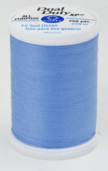 Coats and Clark XP Dual Duty Polyester Thread 250yd Medium Blue #4370