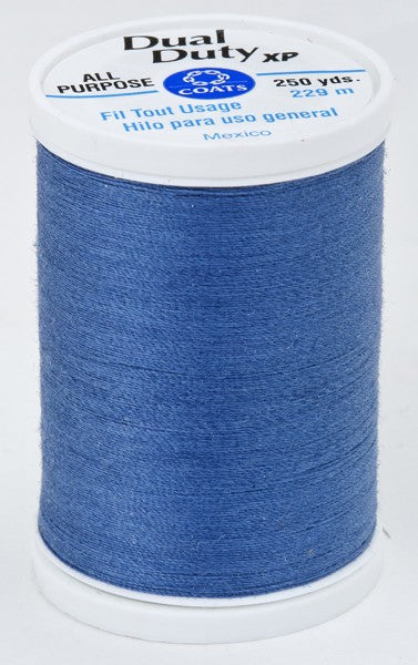 Coats and Clark XP Dual Duty Polyester Thread 250yd Soldier Blue #4550