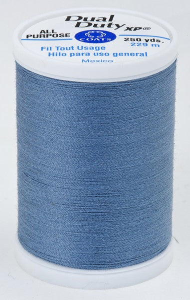 Coats and Clark XP Dual Duty Polyester Thread 250yd Azure Blue #4630