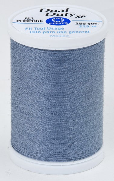 Coats and Clark XP Dual Duty Polyester Thread 250yd Blue Ridge #4740