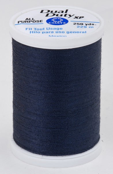 Coats and Clark XP Dual Duty Polyester Thread 250yd Indigo Ink #4860