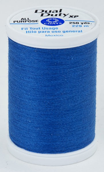 Coats and Clark XP Dual Duty Polyester Thread 250yd Treasure Blue #5050