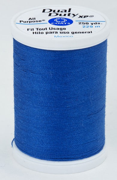 Coats and Clark XP Dual Duty Polyester Thread 250yd Global Blue #5080