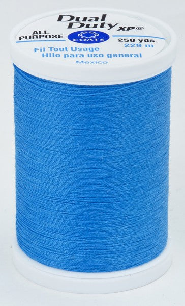 Coats and Clark XP Dual Duty Polyester Thread 250yd Humingbird Blue #5130