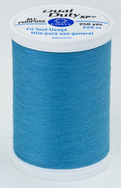 Coats and Clark XP Dual Duty Polyester Thread 250yd Parrot Blue #5280