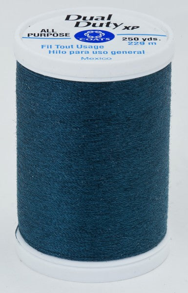 Coats and Clark XP Dual Duty Polyester Thread 250yd Oriental Teal #5480
