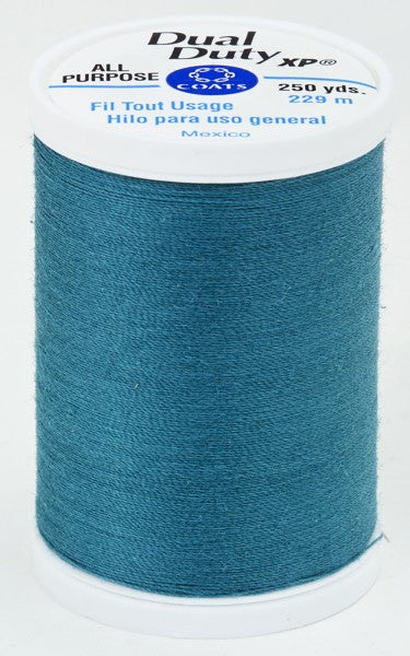 Coats and Clark XP Dual Duty Polyester Thread 250yd Oriental Blue #5570
