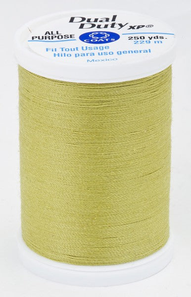 Coats and Clark XP Dual Duty Polyester Thread 250yd Light Olive #6320